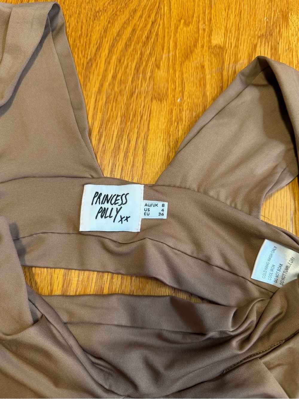 Princess Polly Suki Top Brown - Picture 4 of 4